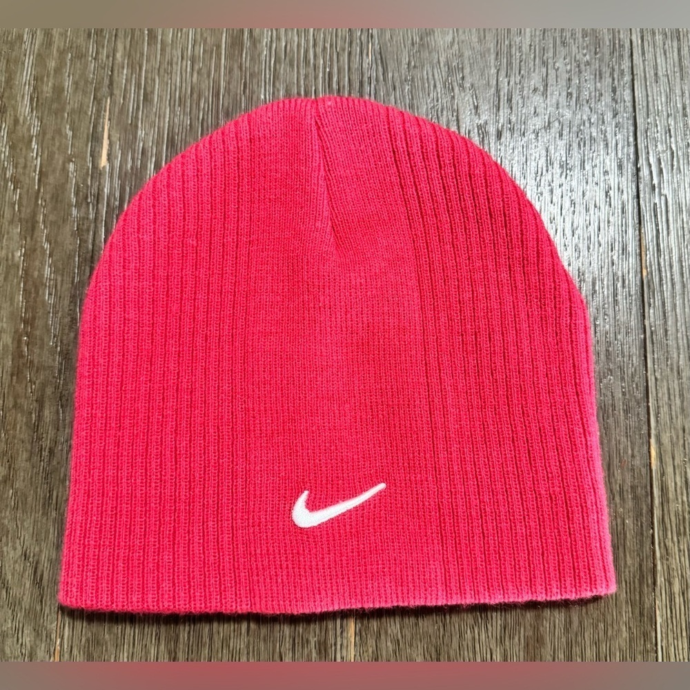 Nike pink Knit girl Beanie